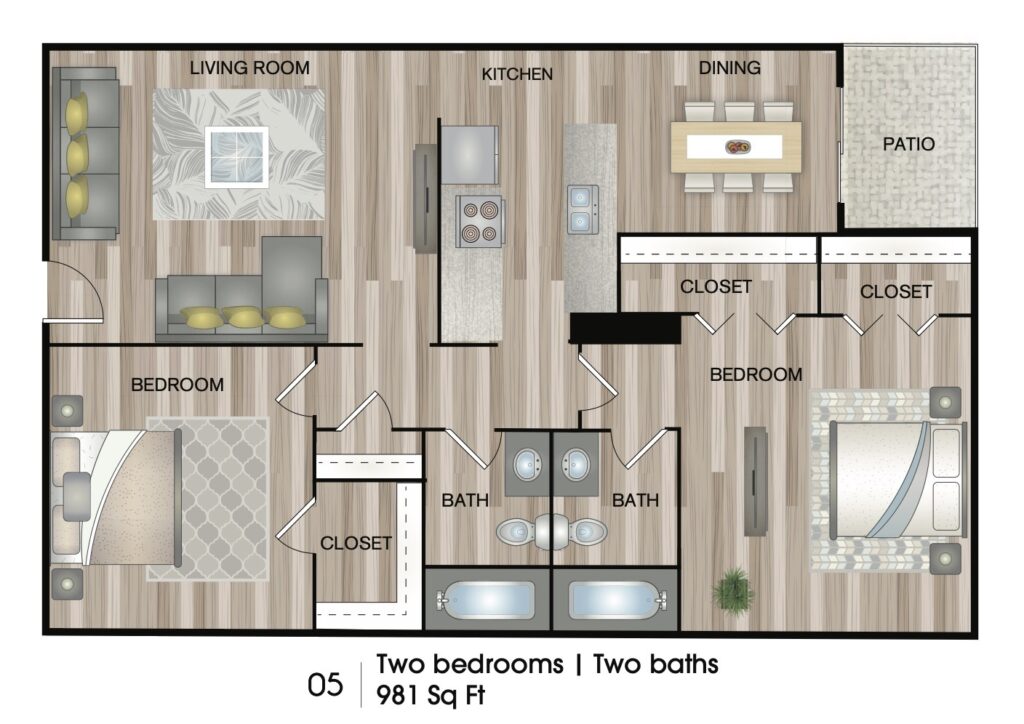 Floor plan B1
