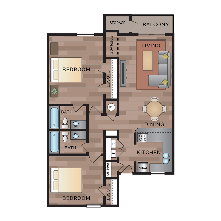 Floor plan B3